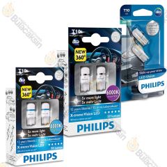 Philips T10 Led Park Ampulü 4000K 4500K 5500K 6000K 8000K 6000K