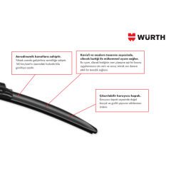 Würth Muz Silecek Takımı Mercedes GLK 2008-2013 ile uyumlu