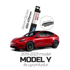 Bosch Aerotwin Muz Silecek Takımı Tesla Model Y 2019-2023 ile uyumlu
