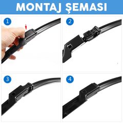 RBW Muz Silecek Takımı Opel Adam 2013-2017 ile uyumlu