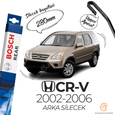 Bosch Rear Arka Silecek Honda CR-V 2001-2008 ile uyumlu