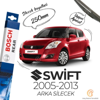 Bosch Rear Arka Silecek Suzuki Swift 2005-2013 ile uyumlu