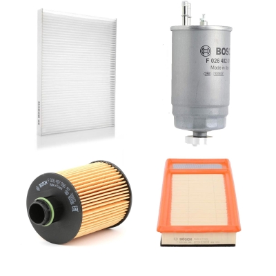 Fiat Linea 1.3 Multijet Euro 5 4'lü Filtre Seti (2012-2017) Bosch