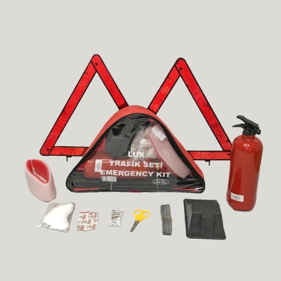 Lüx Üçgen Oto Trafik Seti / 4 Yıl Tüv Türk Muayene Uyumlu
