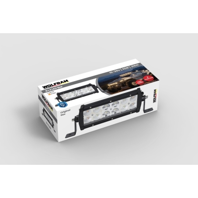 Wolfram Led Bar Beyaz Işık + Amber Işık 7 Fonksiyon Çakarlı 19 cm 12/24V E-Belgeli 32W